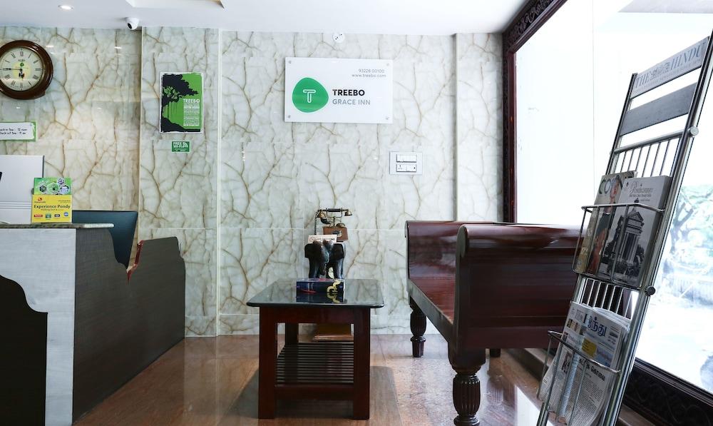 Treebo Grace Inn, 3 Min Walk From Promenade Beach 퐁디셰리 외부 사진